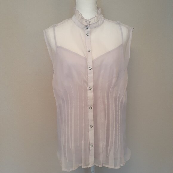 Anthropologie Pleated Top with Tank NWT - Picture 2 of 16